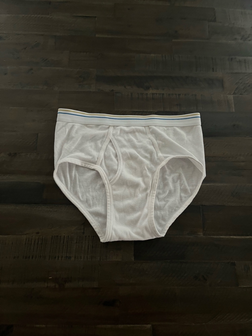 MENS STAFFORD WHITE COTTON BRIEFS